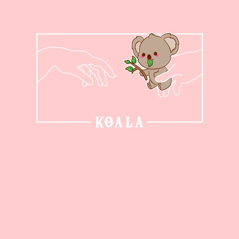 Michelangelo Schöpfung von Adam Koala Koalabär
