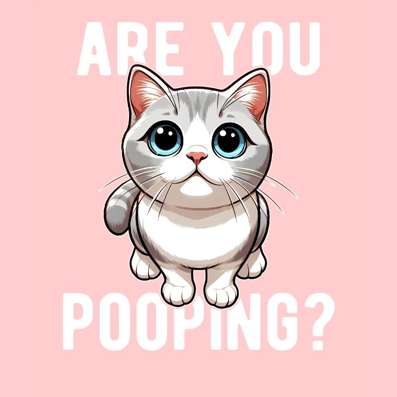 Faites-vous caca ? Drôle De Chat Drôle