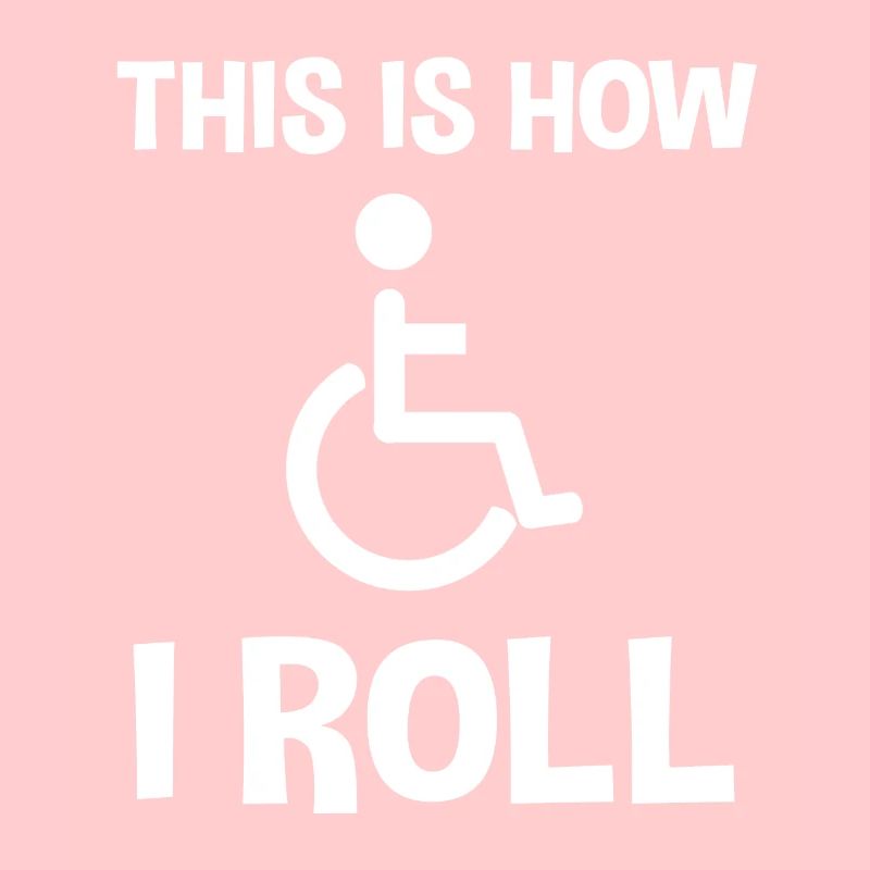 Lustiger Rollstuhl Spruch