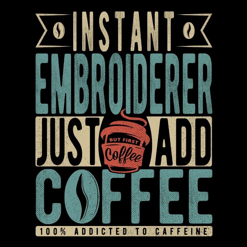 Instant-Sticker Fügen Sie einfach Kaffee hinzu
