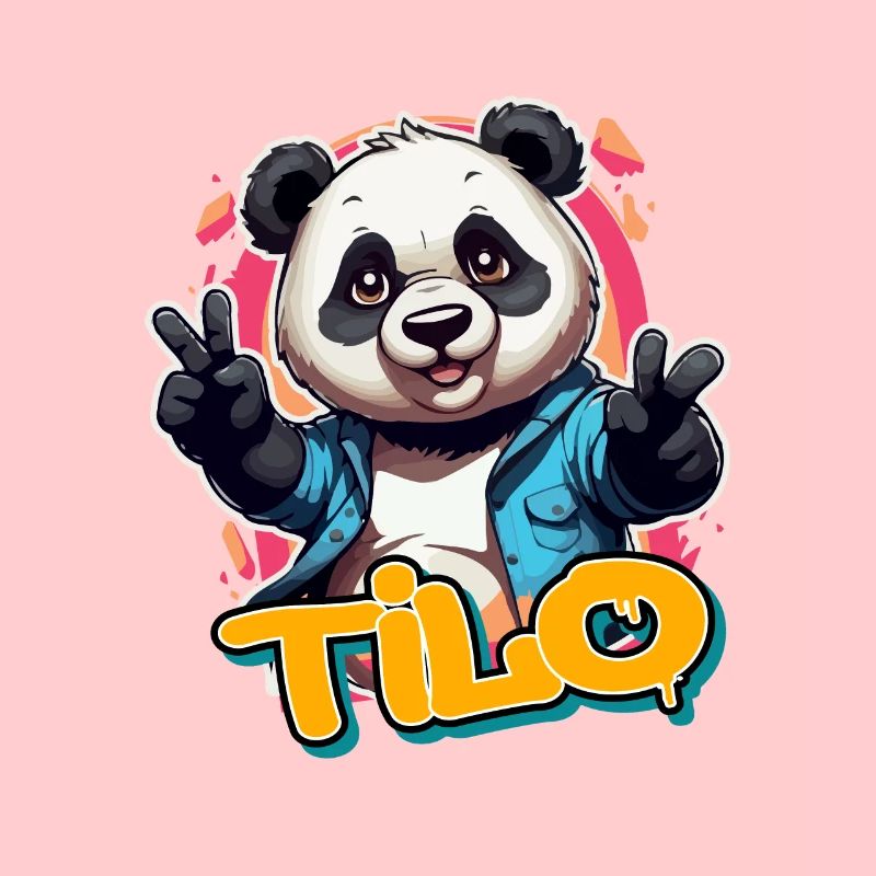 THILO - Schöner Jungen Name mit coolem Panda