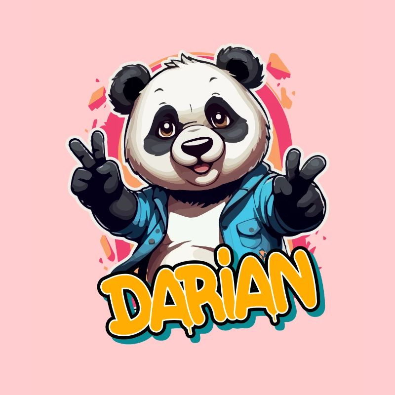 DARI - Beau nom de garçon avec Panda cool