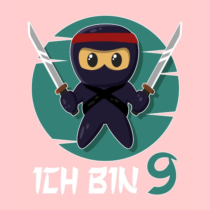 Ich Bin 9 Ninja 9. Geburtstag Jungen 9. Geburtstag