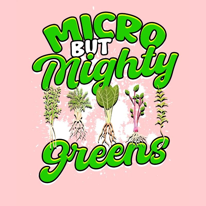 Micro-pousses Micro-vertes Micro mais puissantes vertes