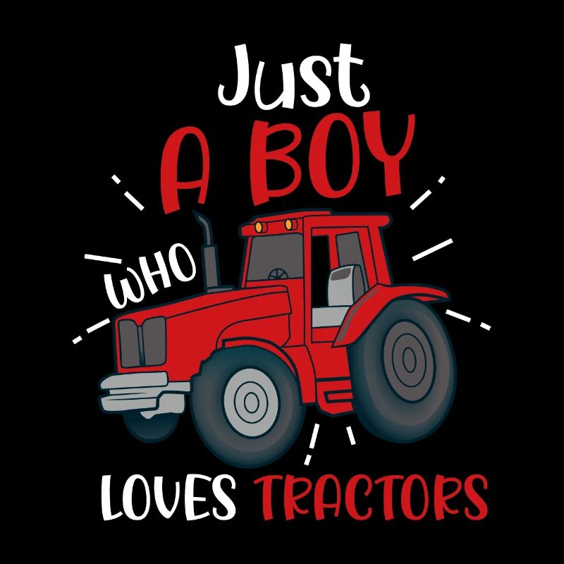 Tractor Boy Young Farmer Tractor Lover