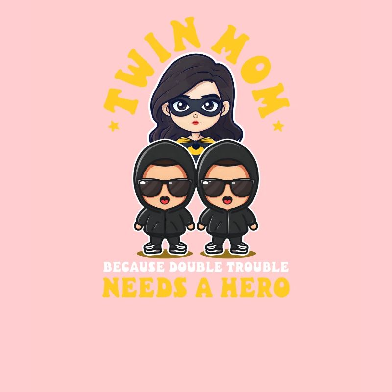 Twin Mom Because Trouble Needs a Hero