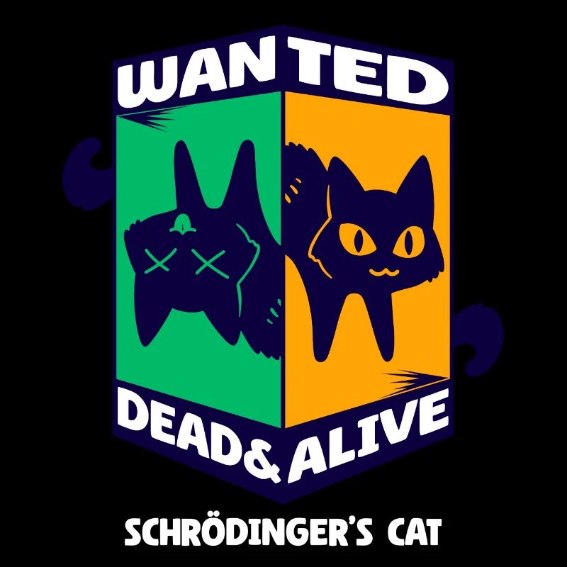 Physik Quanten Nerd Dead + Alive Schrödingers