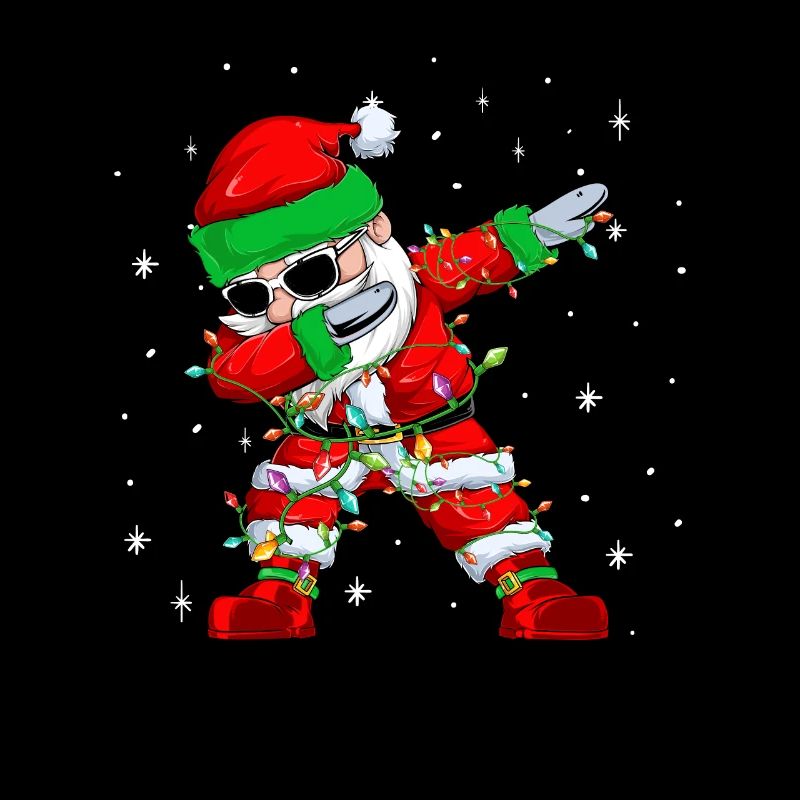 Dabbing Santa Weihnachtsmann