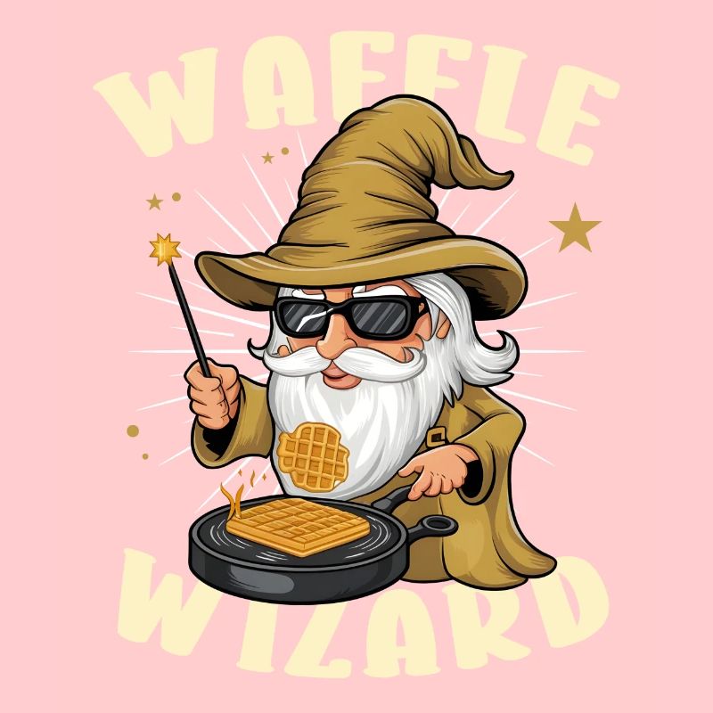 Waffle Wizard Waffle Waffles Baking Baker Pastry