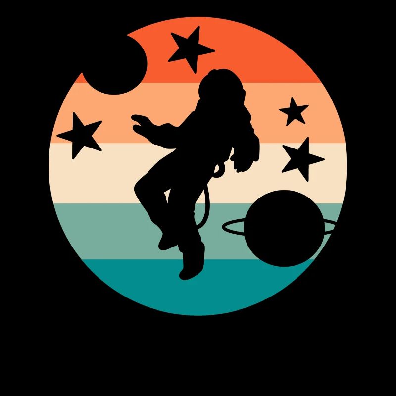 Retro-Astronaut Raumfahrer