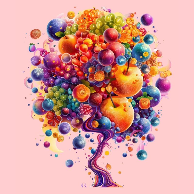 Colorful World Tree Blast