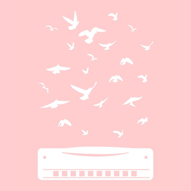 Playing Harmonica Player Harmonica Instrument