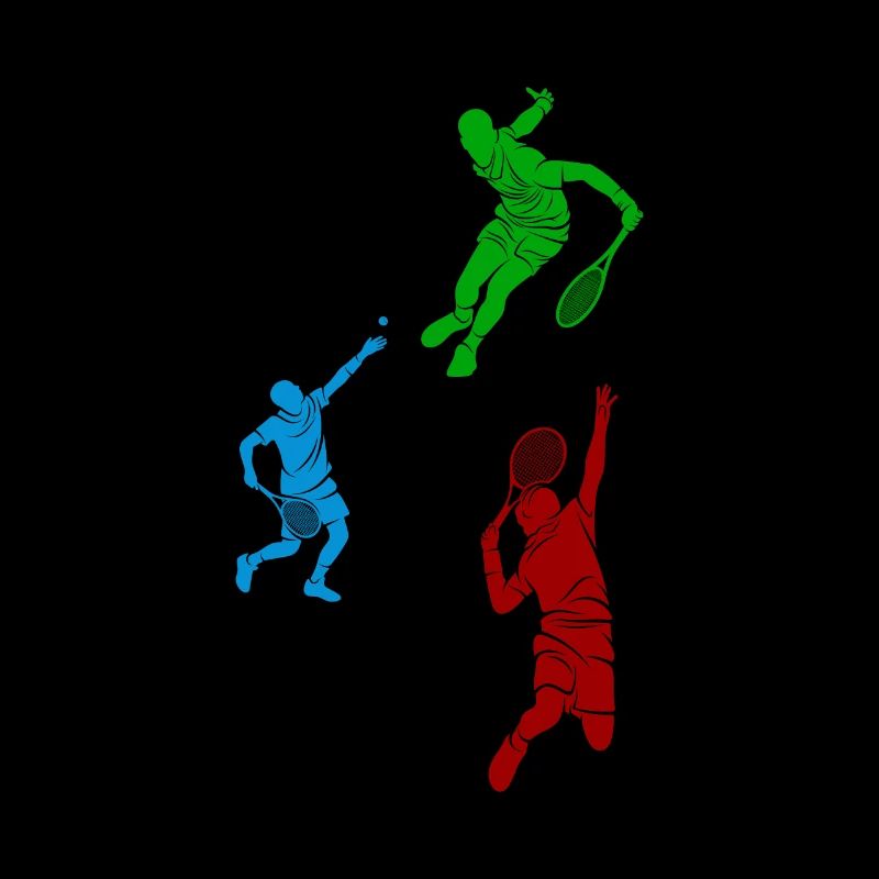 Squash player silhouettes Squash silhouettes Squas
