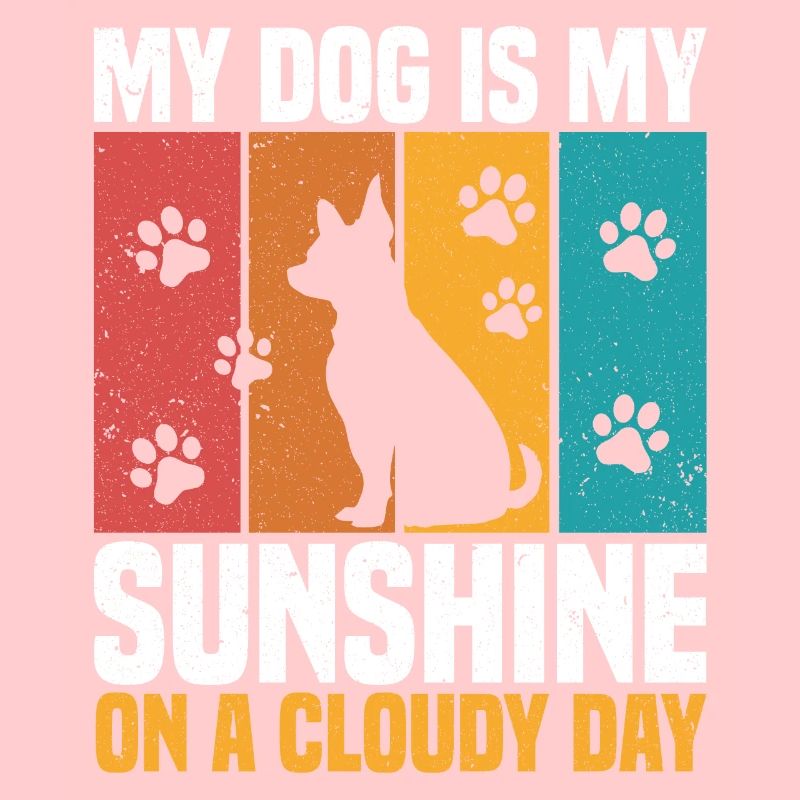 Mon chien est mon soleil par temps nuageux