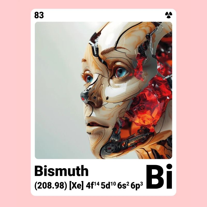 AI am Bismuth (wt) mode périodique nerdstyle nerd
