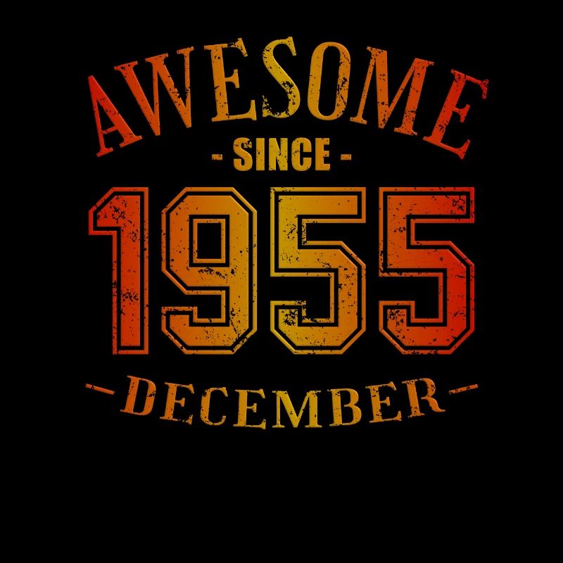 December 1955 - Geburtstag im Dezember Awesome