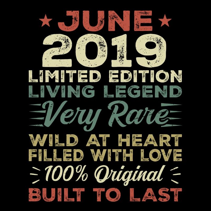 Juni 2019 Geburtstag Juni 2019 Geschenk Juni 2019