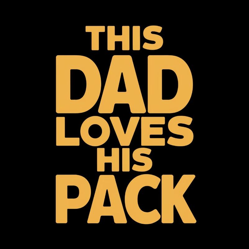 This dad loves his pack