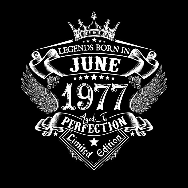 Juni 1977 Geburtstag Juni 1977 Juni Geschenk