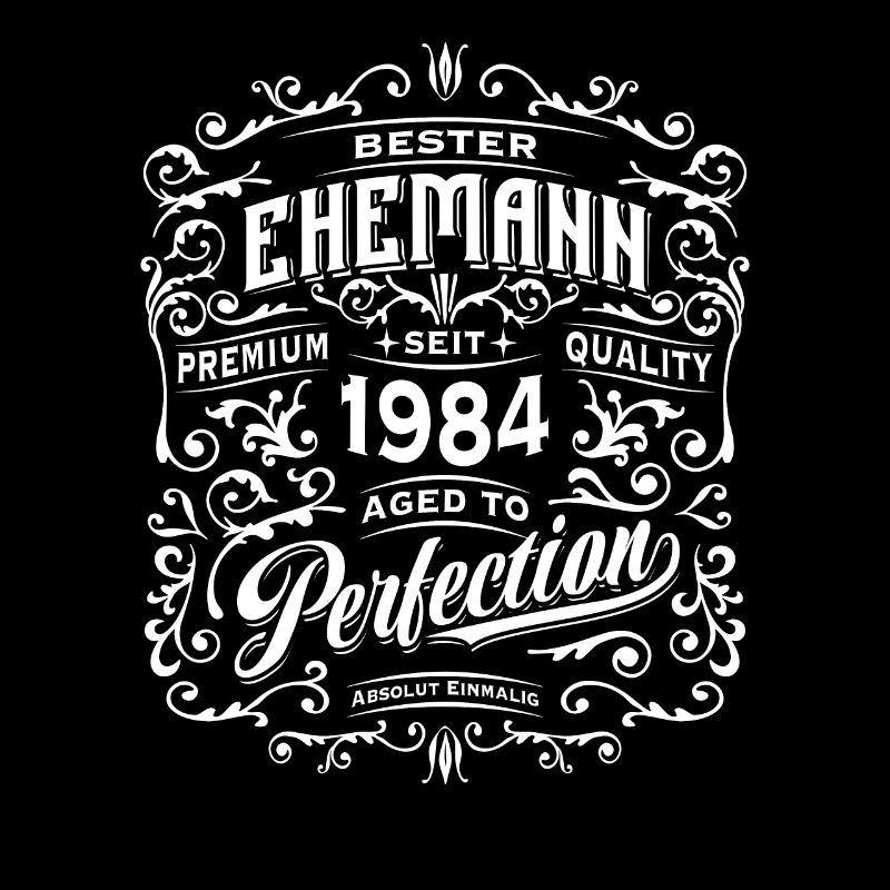 Bester Ehemann seit 1984, Retro, Hochzeitstag