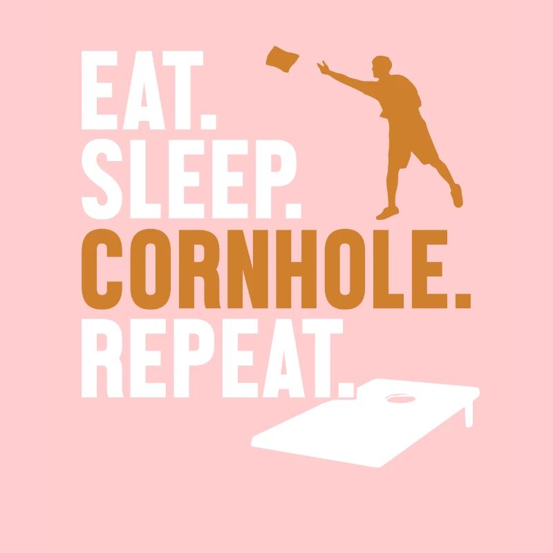 Manger dormir cornhole répéter sacs de haricots Plateaux de jeu