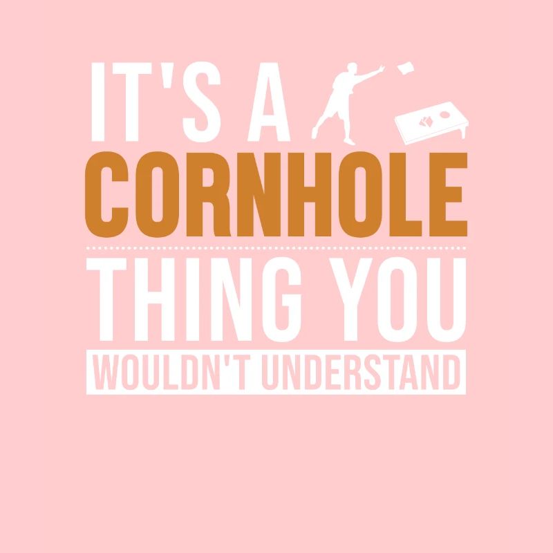 Es ist ein Cornhole-Ding Spielbretter Sitzsack