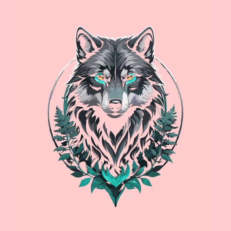 Loup arctique forestier