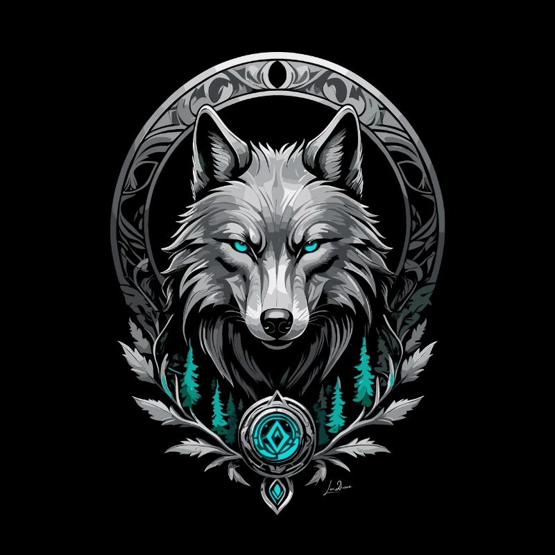 Mittelalterlicher Polarwolf