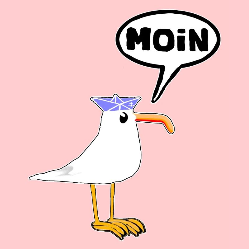 Moin Seagull Rubber Boots Boots Speech Bubble