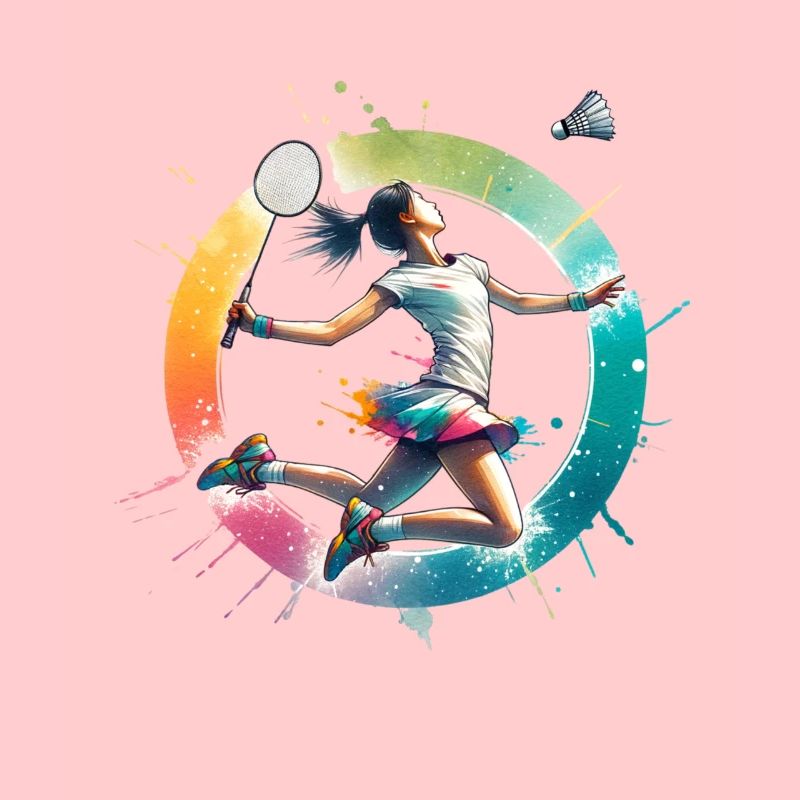 Design de badminton cool