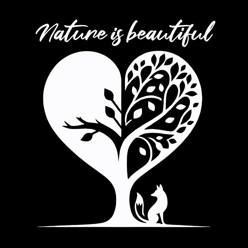 Nature is beautiful Fox Tree Heart Life Wilderness