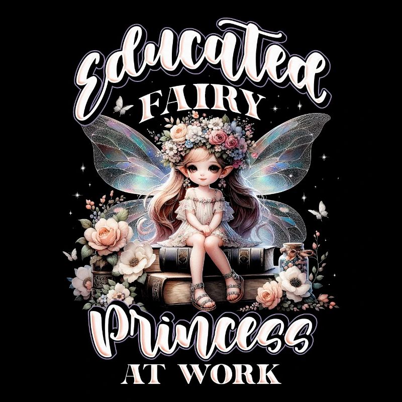 Fairycore Educated fairy princess at work