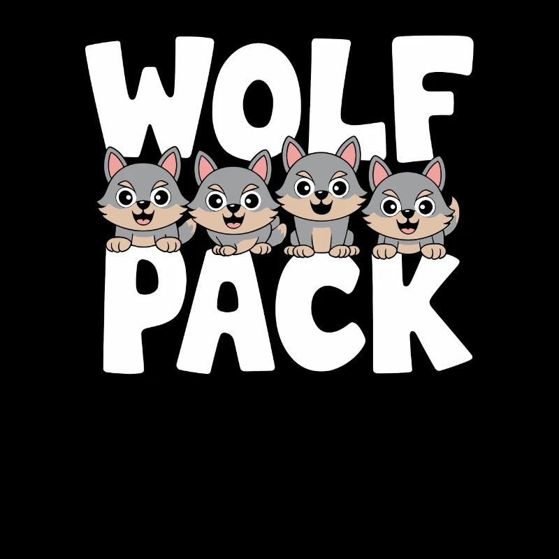 Wolf Group Design Meute de loups