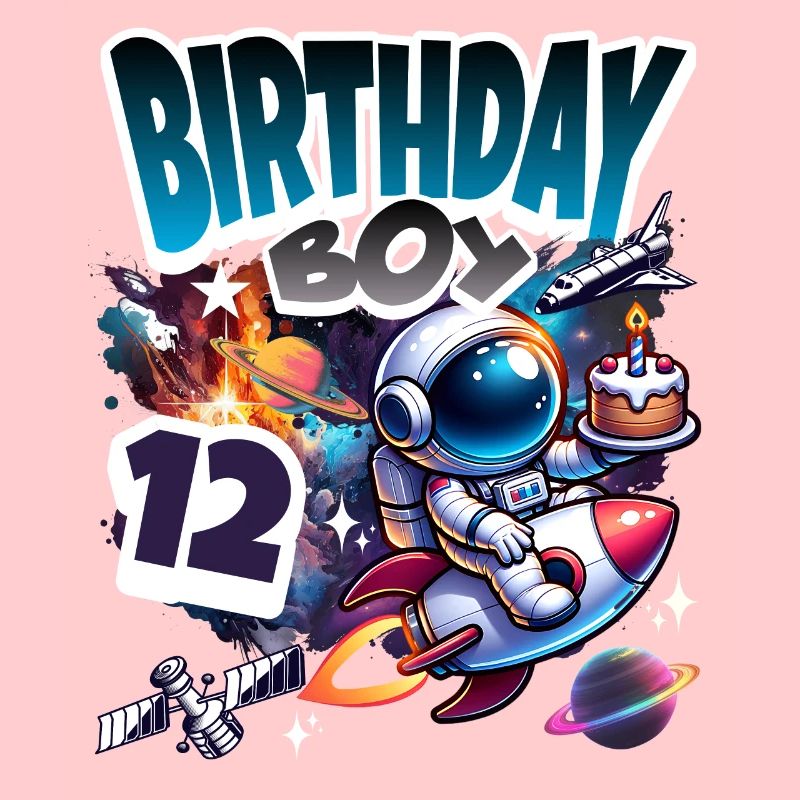 Astronaute 12e anniversaire Espace