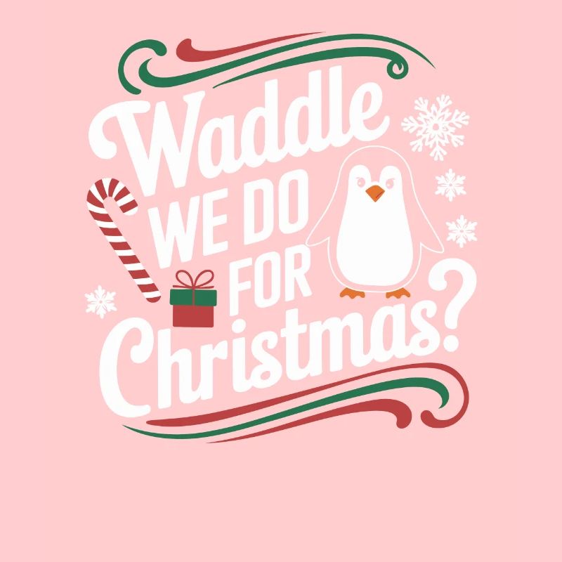 Pingouin Noël Waddle que nous faisons pour Noël