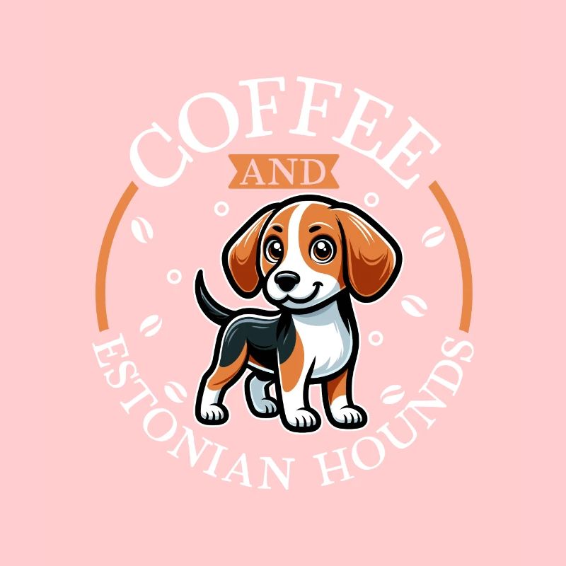 Kaffee und Estnische Bracke