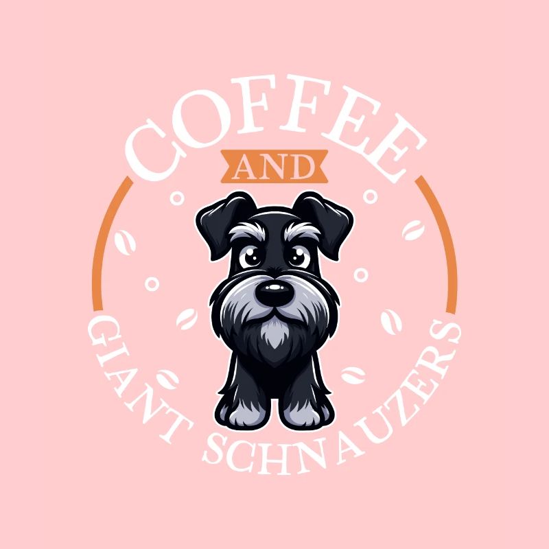 Café et schnauzer géant