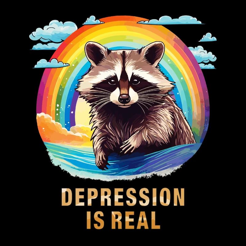 WASCHBÄR DEPRESSION IS REAL