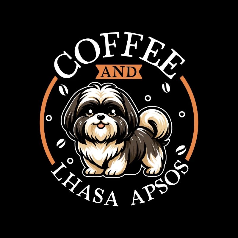Café et Lhassa Apso
