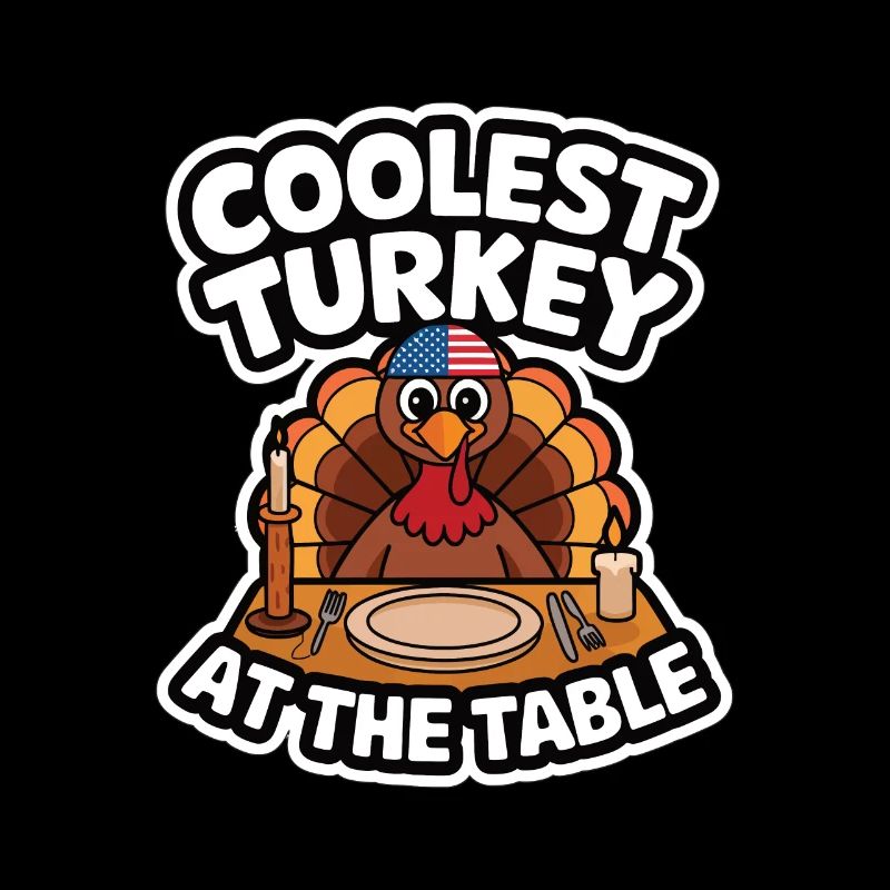 Dinde drôle de Thanksgiving
