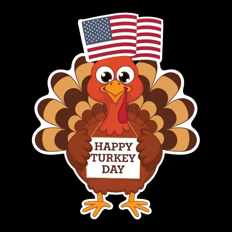 Dinde drôle de Thanksgiving
