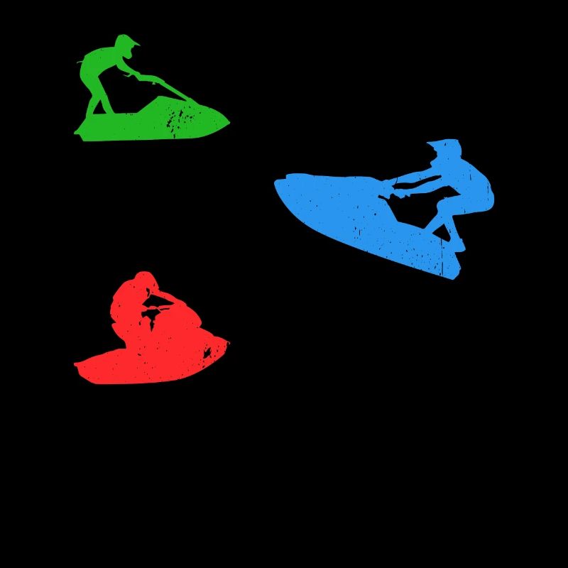 Silhouette de jet ski Silhouette de jet ski Jet ski