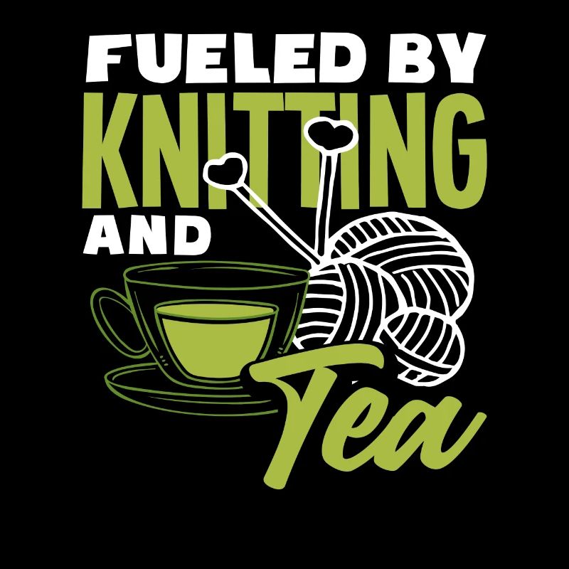 Gespannt Durch Stricken Und Tee