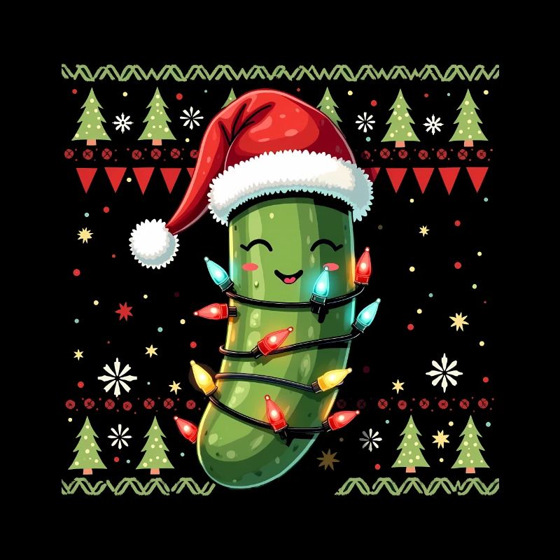 Gurke Weihnachtslichter hässlicher