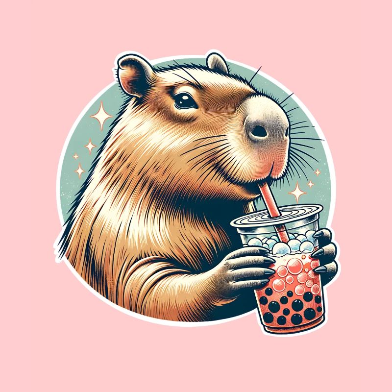 Capybara Bubble Tea