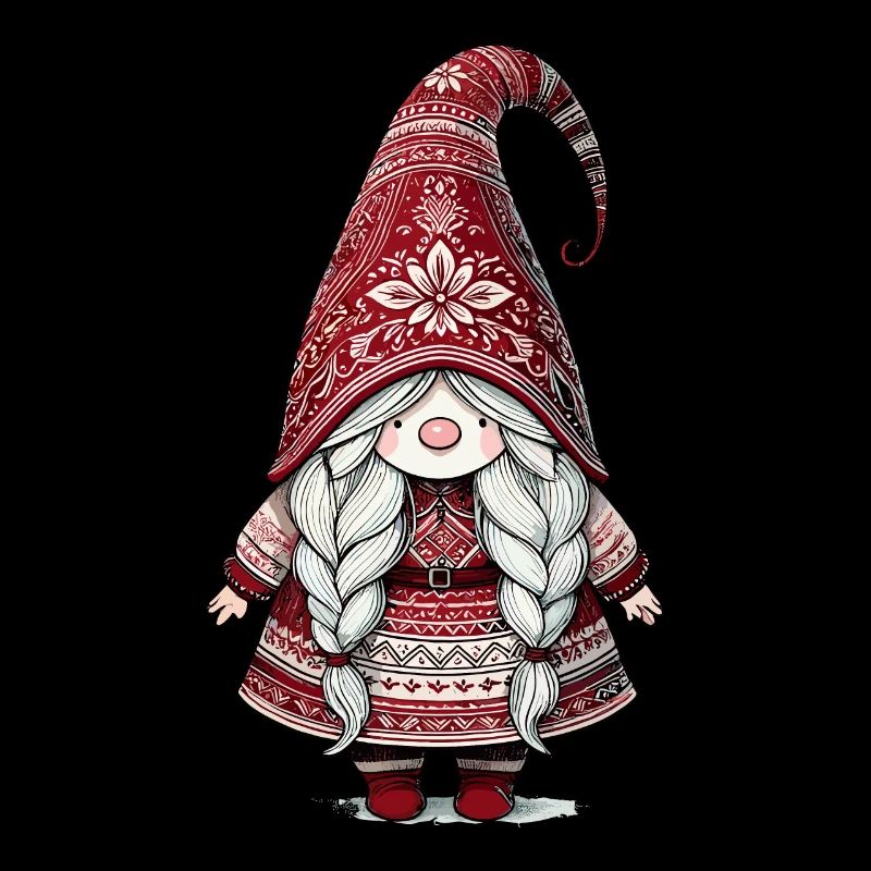 Mignon lutin de Noël dans le style scandinave