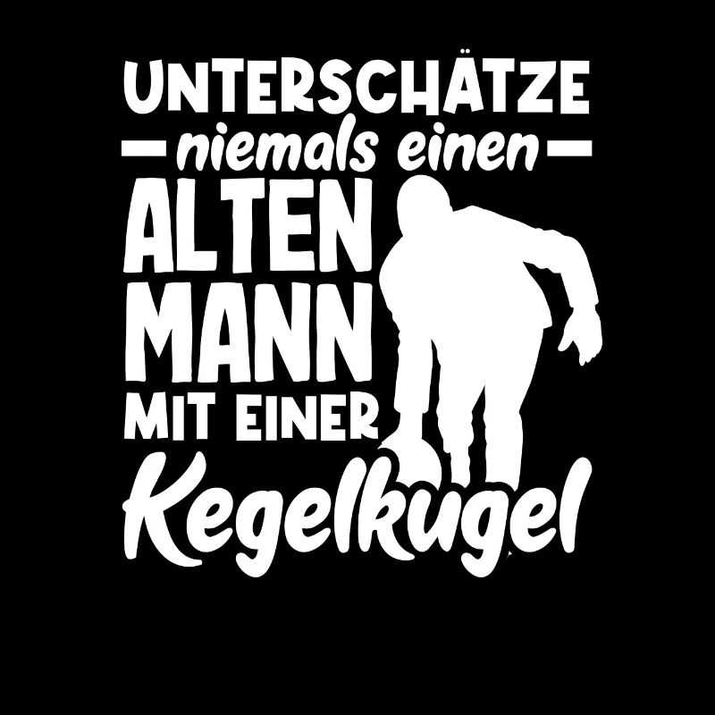 Unterschätze Niemals Einen Alten Mann Mit Einer