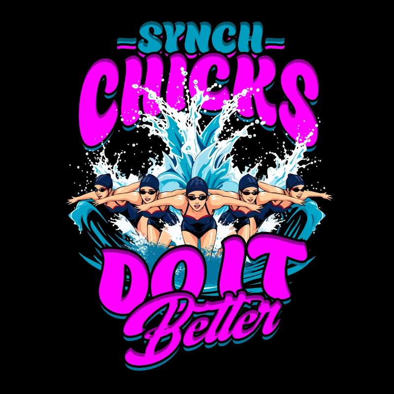 Synchronschwimmen Synch Chicks Do It Better