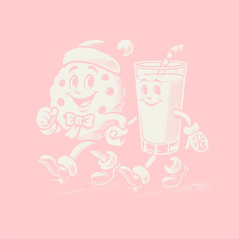 Joyeux Noël avec des biscuits et du lait