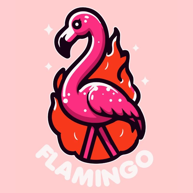 Flamingo Pun Bird Cute